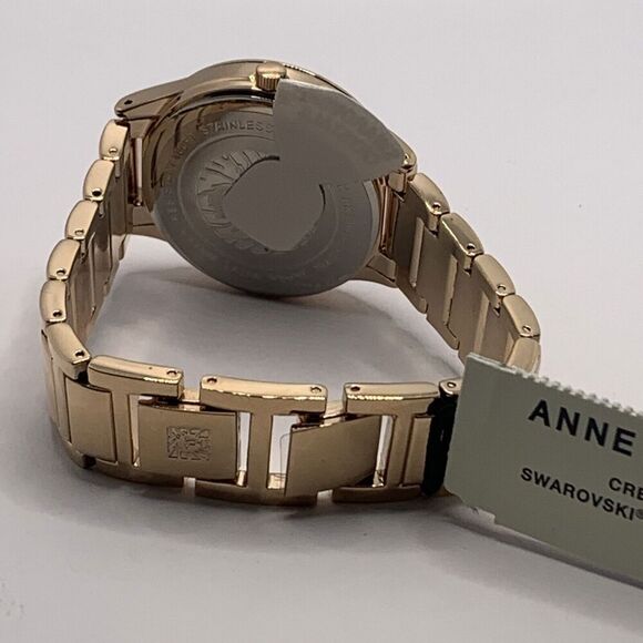 Anne Klein 3674RGST Womens Rose Gold Analog Dial Quartz Genuine Wrist Watch Ga29 - Picture 8 of 10